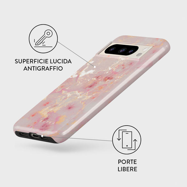Custodia In Silicone Per Google Pixel 8A 5G Design Fiori Disegni Custodia In Silicone Per Google Pixel 8A 5G Design Fiori Disegni