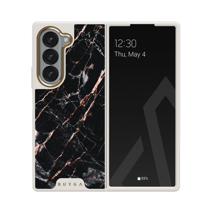 Rose Gold Marble - Samsung Galaxy Z Fold 6 Cover