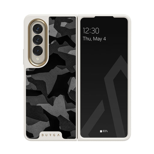 Night Black Camouflage - Samsung Galaxy Z Fold 4 Cover