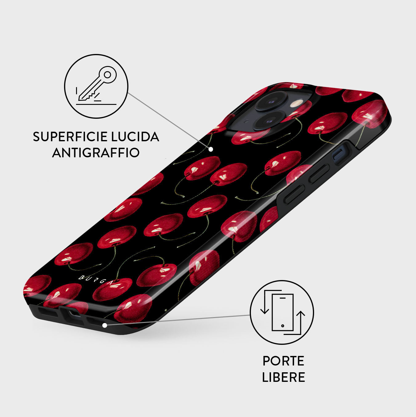 Cherrybomb - iPhone 14 Cover | BURGA